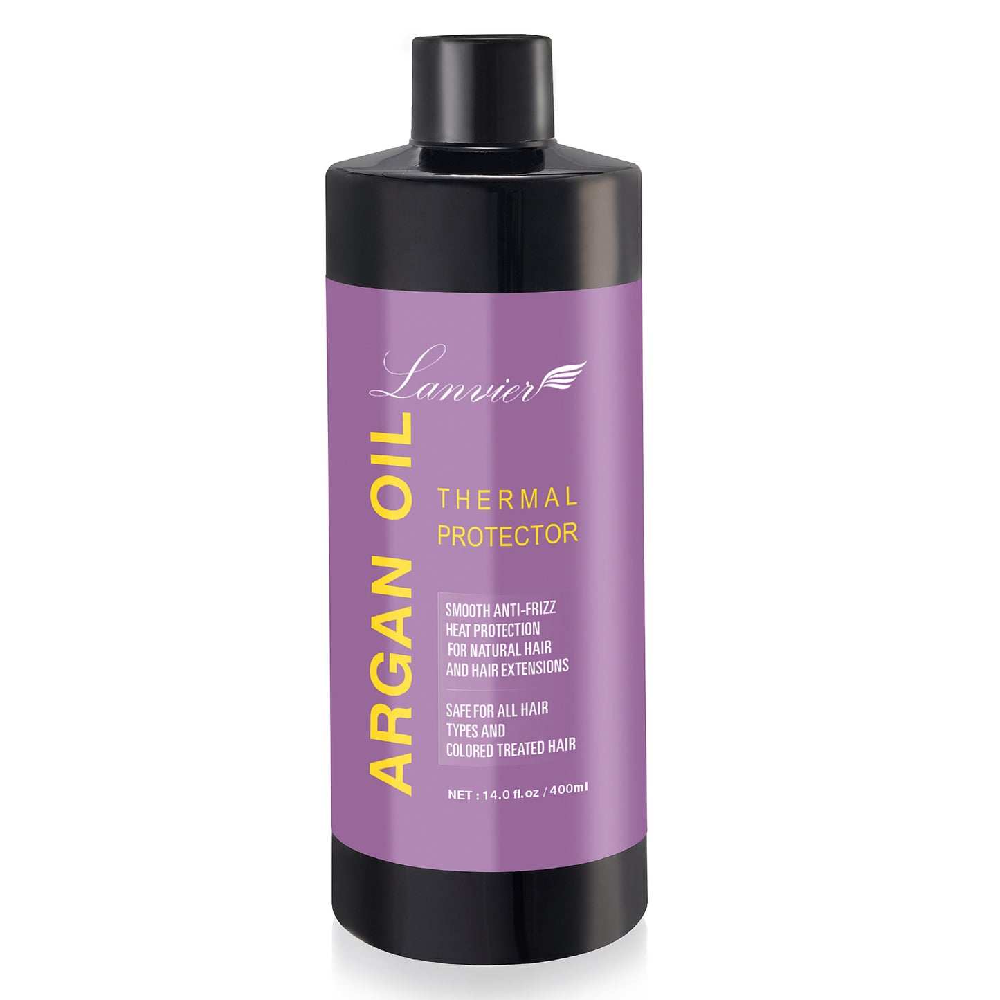Lanvier Professional Argan Oil Heat Protectant for Hair - 13.6Oz