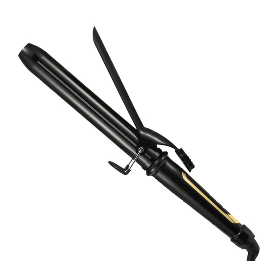 Lanvier 1.25 Inch Curling Iron with Extra Long Barrel – Black