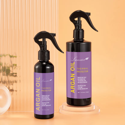 Lanvier Professional Argan Oil Heat Protectant for Hair - 13.6Oz